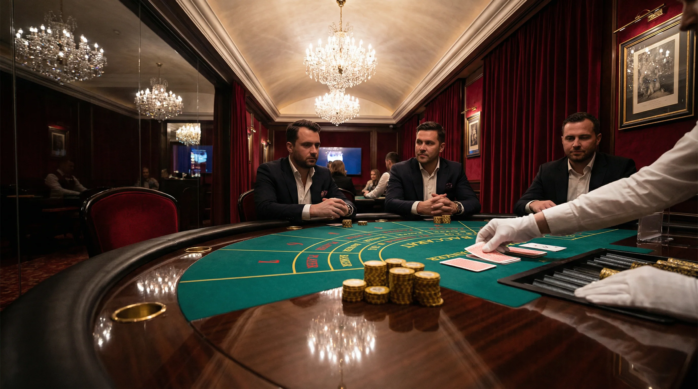 Bacará Geralbet - Jogo de Cartas Elegante